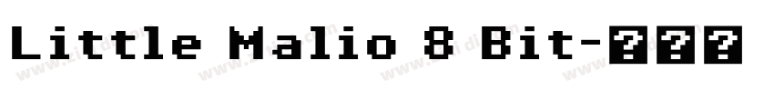 Little Malio 8 Bit字体转换